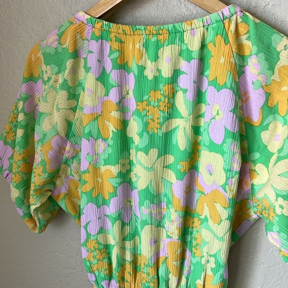SABO Milo green floral cut out mini dress - Picture 13 of 13